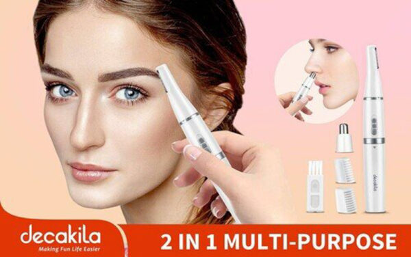 Recortador de Vello Facial 2 en 1