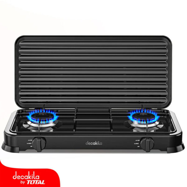 Cocineta de Gas 2 Hornillas Decakila 2800pa; 2,2kw+2,2kw