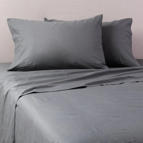 Juego de Sabanas Tela Nacar Ultimate Grey Colchon Normal 3pl
