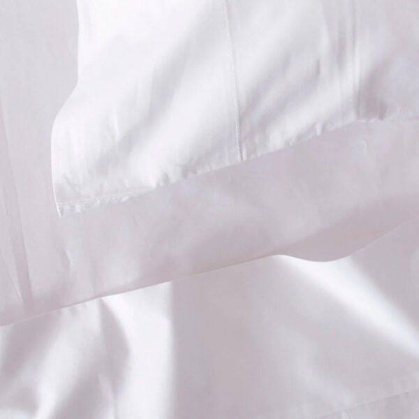 Juego de Sabanas Tela Nacar Blanco Colchon Alto 3pl