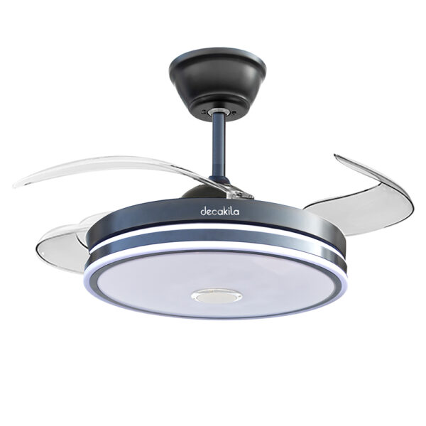 Ventilador con Lámpara Bluetooth Decakila
