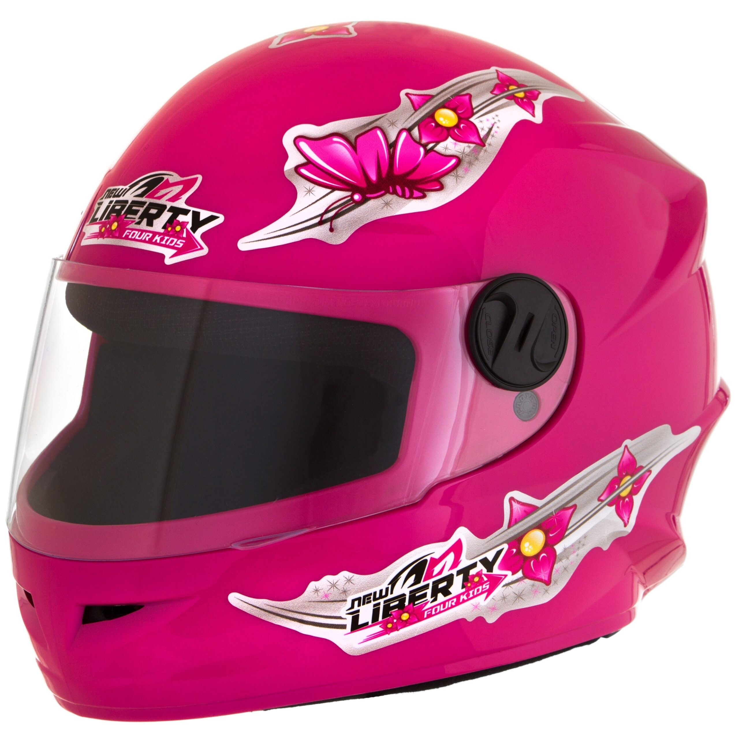 CASCO INFANTIL INTEGRAL NEW LIBERTY FOR KIDS GIRLS ROSA TALLA XS