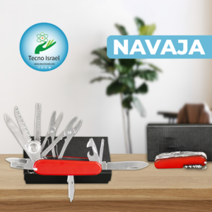 VERSáTIL MULTIHERRAMIENTA TIPO NAVAJA PLEGABLE DE ACERO INOXIDABLE