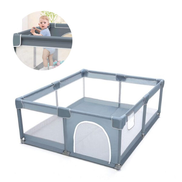 Corral para Bebés Gris Úpale