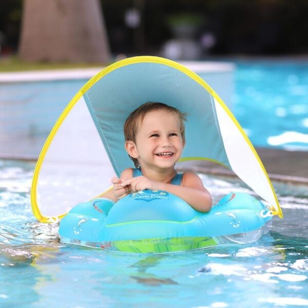 FLOTADOR PARA BEBéS PLáSTICO CON TECHO TALLA L VERDE 1027 ÚPALE