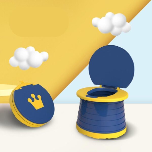 INODORO PARA BEBéS PLEGABLE AZUL ÚPALE
