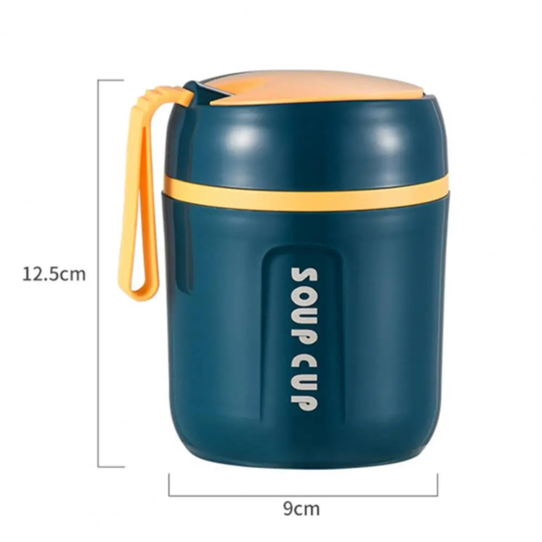 TAZA TéRMICA SALLY VERDE AMARILLO 480ML ÚPALE