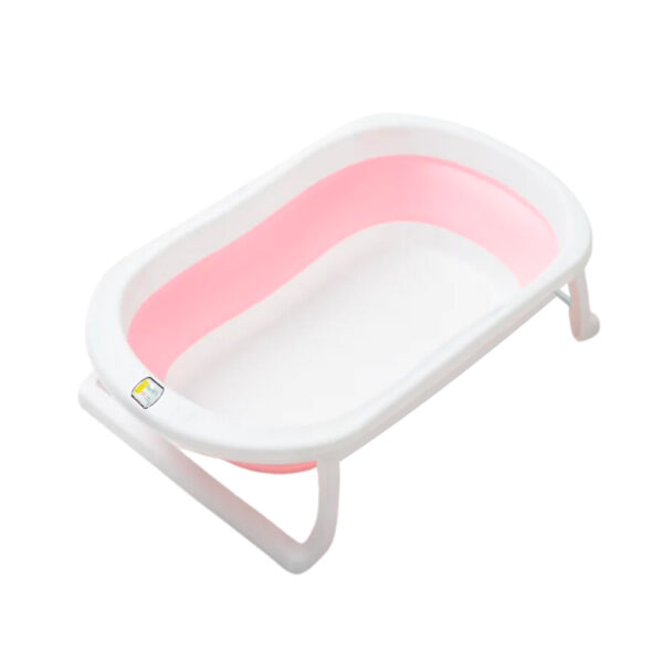 Bañera Retráctil con Termómetro Rosa