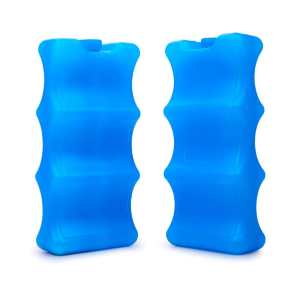 BOLSO TéRMICO PARA LECHE MATERNA GRIS + 2 PILAS HIELO