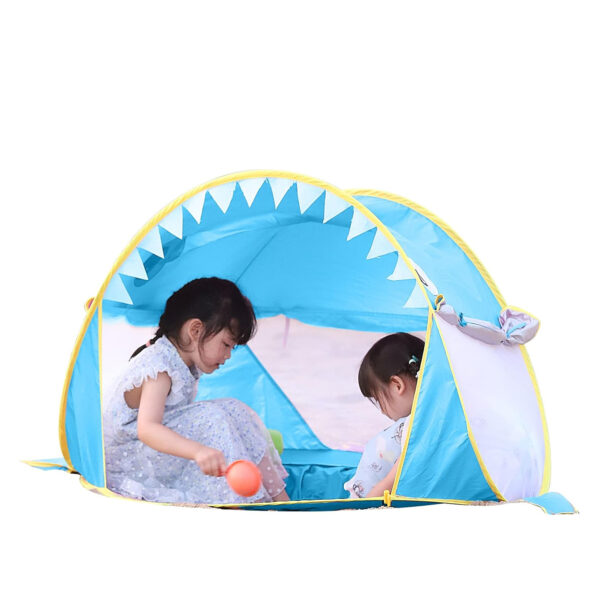 Carpa de Playa con Piscina Celeste