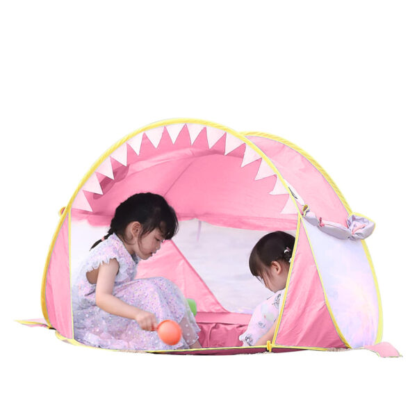 Carpa de Playa con Piscina Rosa