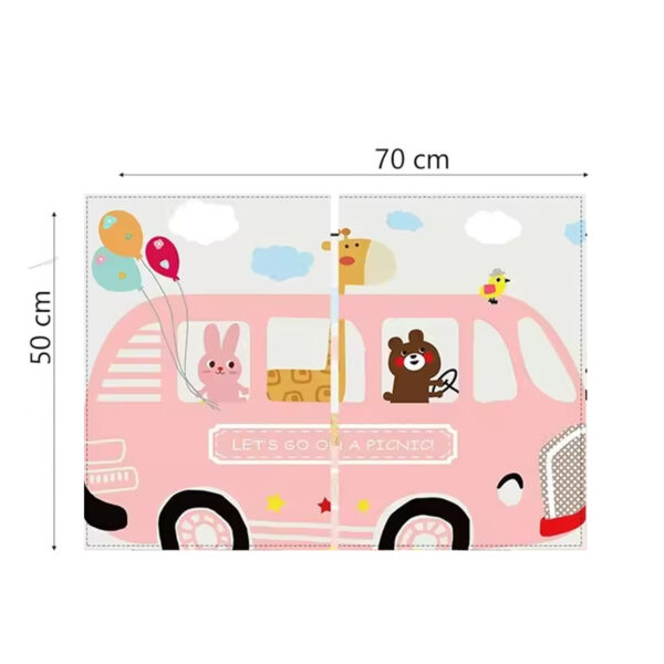 Cortina de Carro Bus Rosa