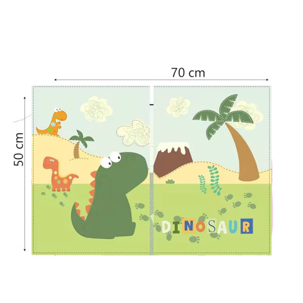CORTINA DE CARRO PARA VENTANAS DINOSAURIO
