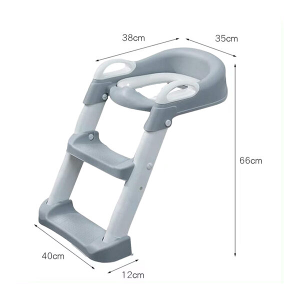 ESCALERA DE BAñO PARA BEBéS LENA GRIS