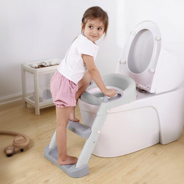 ESCALERA DE BAñO PARA BEBéS LENA GRIS