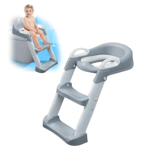 ESCALERA DE BAñO PARA BEBéS LENA GRIS