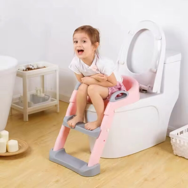 ESCALERA DE BAñO PARA BEBéS LENA ROSA