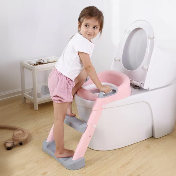 ESCALERA DE BAñO PARA BEBéS LENA ROSA