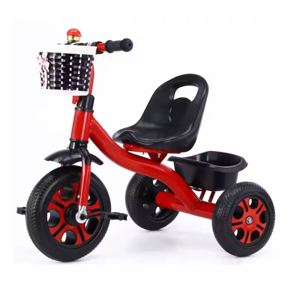 Triciclo Rojo con Canasta Úpale