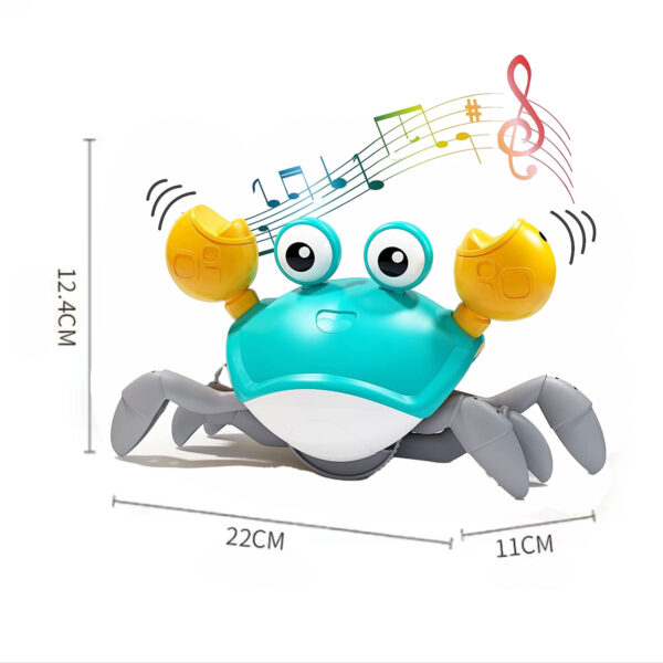 Cangrejo Musical Turquesa Úpale
