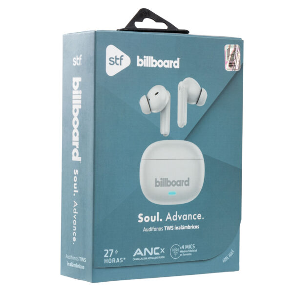 Audífonos Inalámbricos TWS Soul Advance con Cancelación de Ruido ANC Gris
