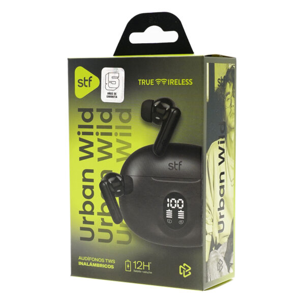 Audífonos Inalámbricos TWS Urban Wild Negro