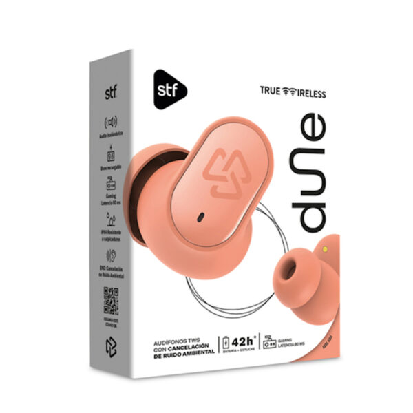 Audífonos Inalámbricos TWS Dune ENC Apricot