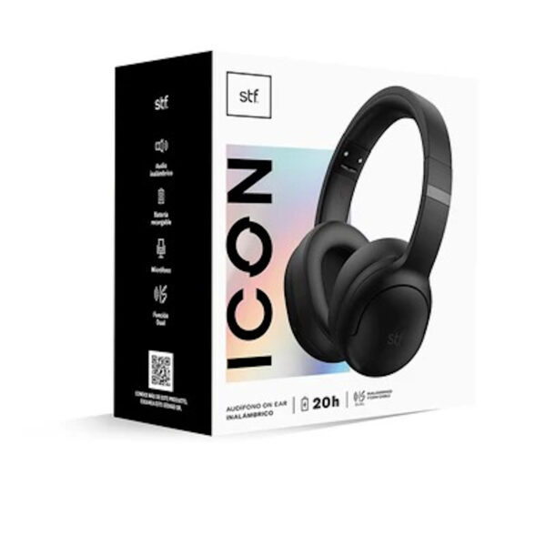 Audífonos On-Ear Inalámbricos Icon Negro