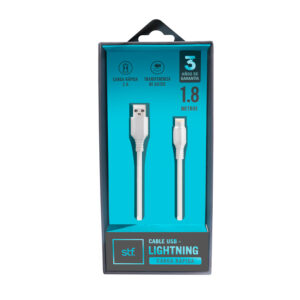 Cable USB a Lightning Carga Rápida 2A STF