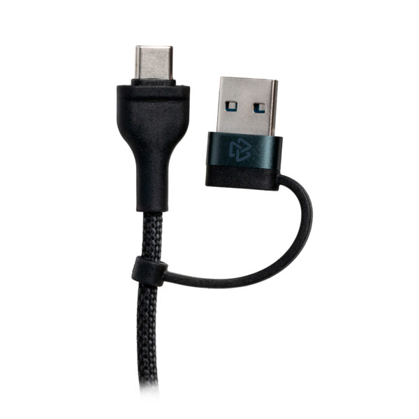 Cable 4 en 2 Tipo C y USB a Tipo C y Lightning STF