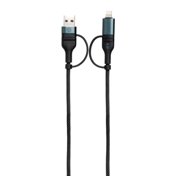 Cable 4 en 2 Tipo C y USB a Tipo C y Lightning STF