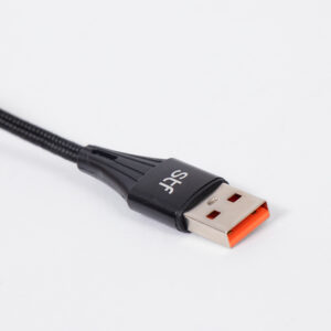 Cable USB a Tipo C Carga Ultra Rápida STF Negro