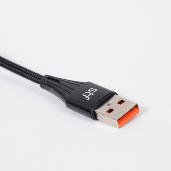 Cable USB a Tipo C Carga Ultra Rápida STF Negro