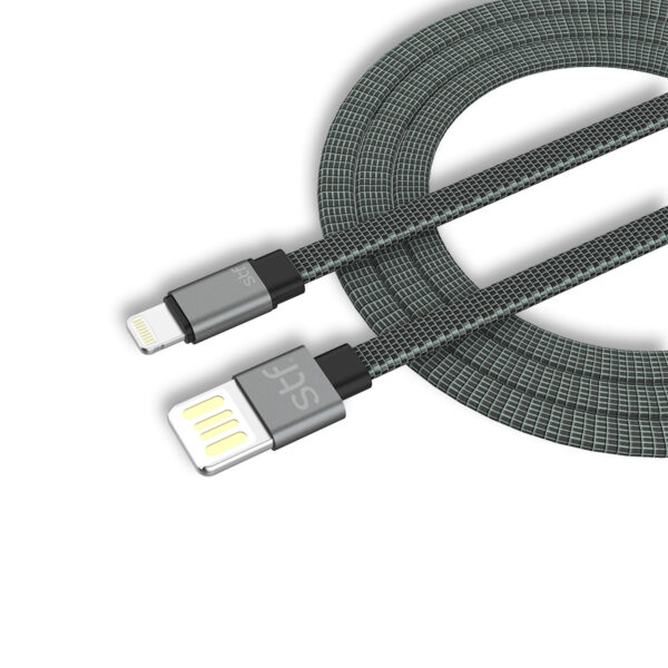 Cable USB a Lightning Bicolor STF Negro