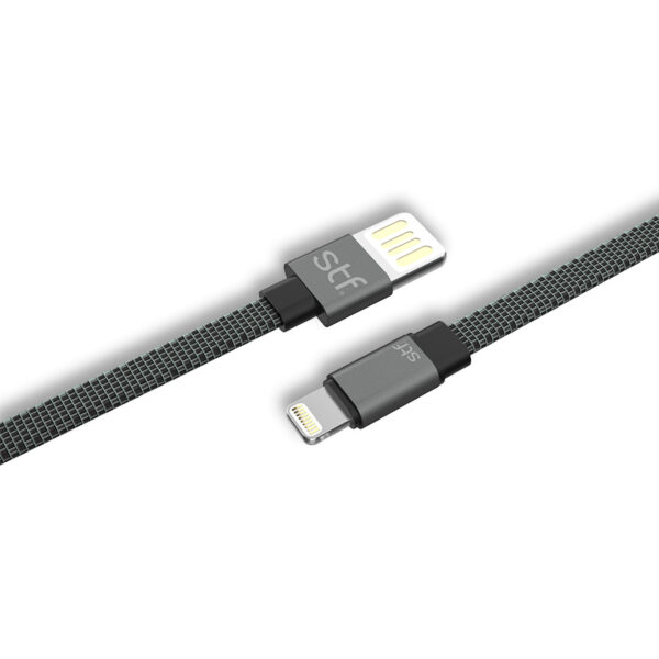 Cable USB a Lightning Bicolor STF Negro
