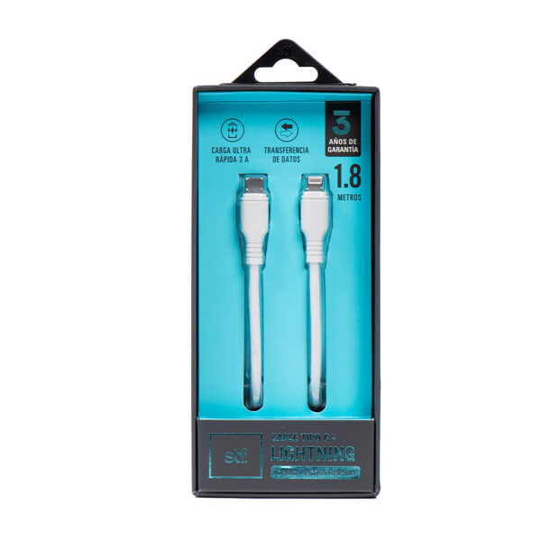 Cable Tipo C a Lightning 3A STF