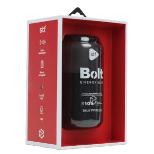 Bocina Inalámbrica Portátil Bolt STF con Luz LED RGB Negra