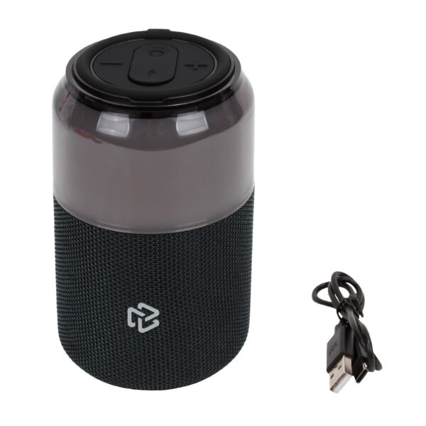 Bocina Inalámbrica Portátil Bolt STF con Luz LED RGB Negra