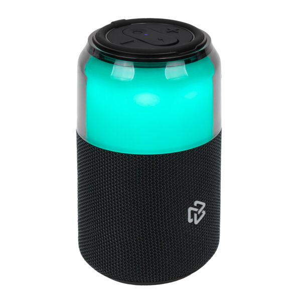 Bocina Inalámbrica Portátil Bolt STF con Luz LED RGB Negra
