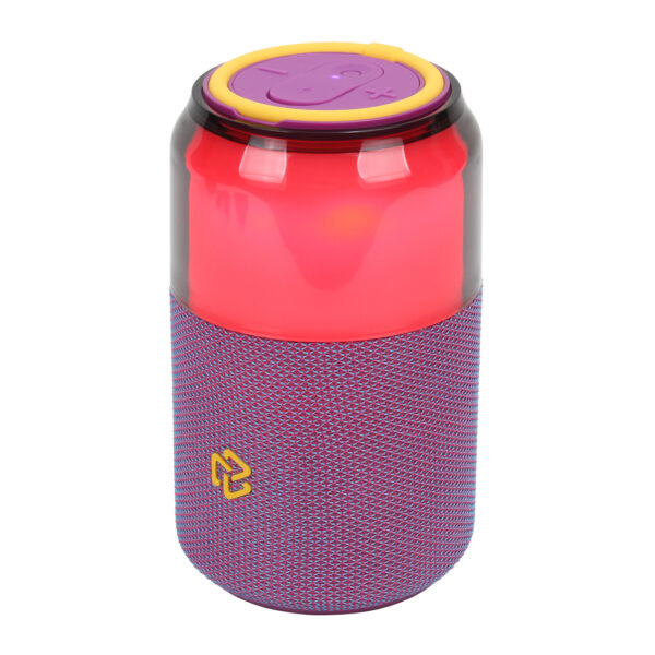 Bocina Inalámbrica Portátil Bolt STF con Luz LED RGB Lila