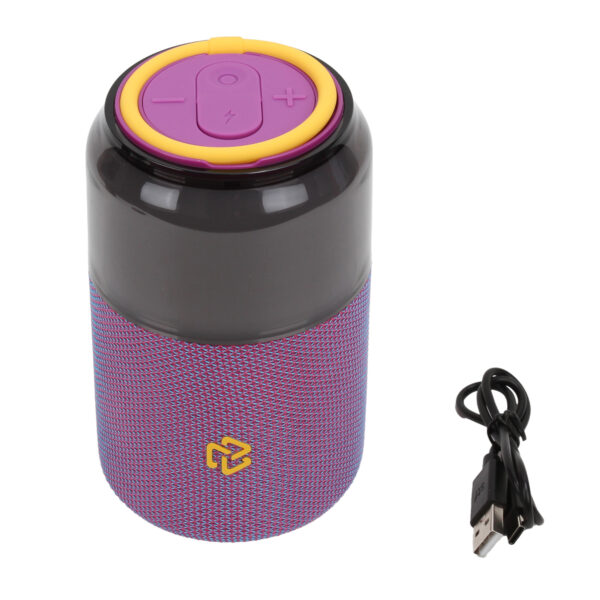 Bocina Inalámbrica Portátil Bolt STF con Luz LED RGB Lila