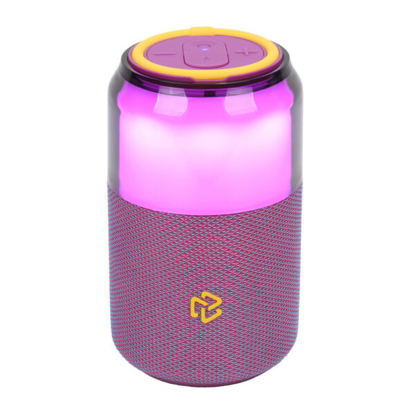 Bocina Inalámbrica Portátil Bolt STF con Luz LED RGB Lila