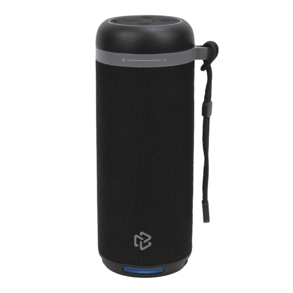 Bocina Inalámbrica Portátil Rise STF con Luz LED RGB Negra