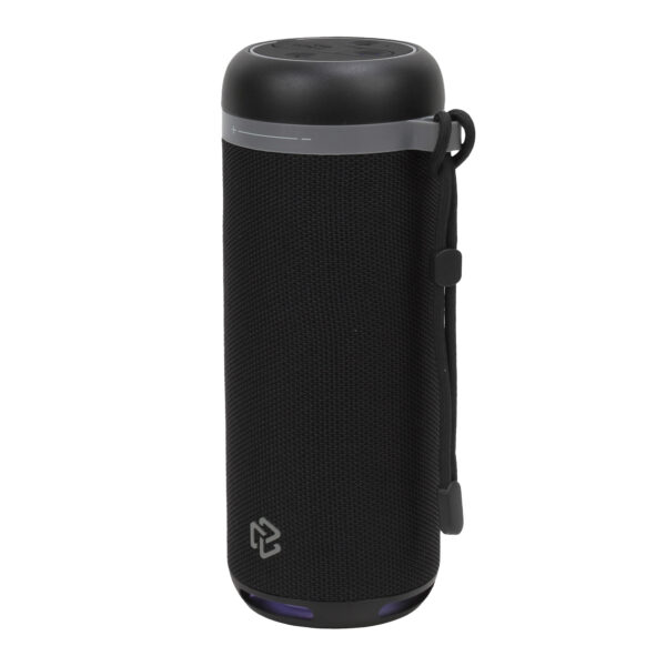 Bocina Inalámbrica Portátil Rise STF con Luz LED RGB Negra