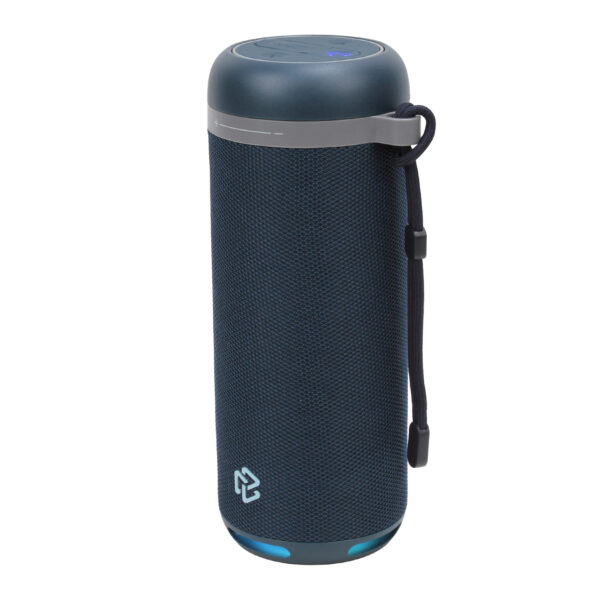Bocina Inalámbrica Portátil Rise STF con Luz LED RGB Azul