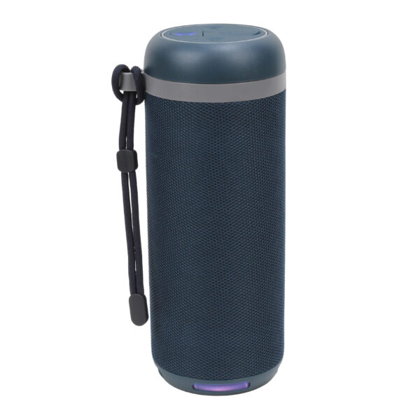 Bocina Inalámbrica Portátil Rise STF con Luz LED RGB Azul