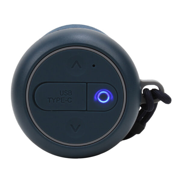 Bocina Inalámbrica Portátil Rise STF con Luz LED RGB Azul