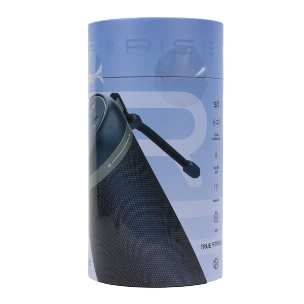 Bocina Inalámbrica Portátil Rise STF con Luz LED RGB Azul