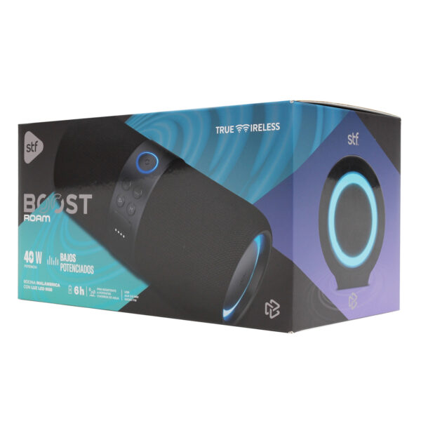 Bocina Inalámbrica Lumo Roam 3" x2 STF con Luz LED RGB