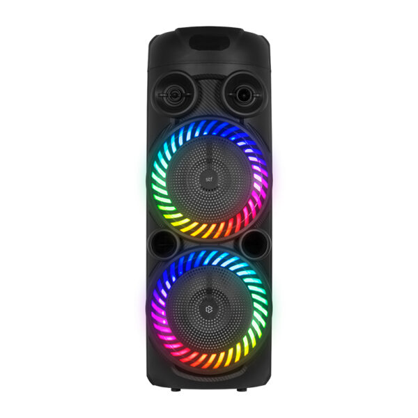 Bafle Inalámbrico Tower Fest 8" x2 STF con Luz LED RGB